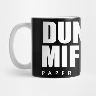 Dunder Miffin Paper Company Black Mug